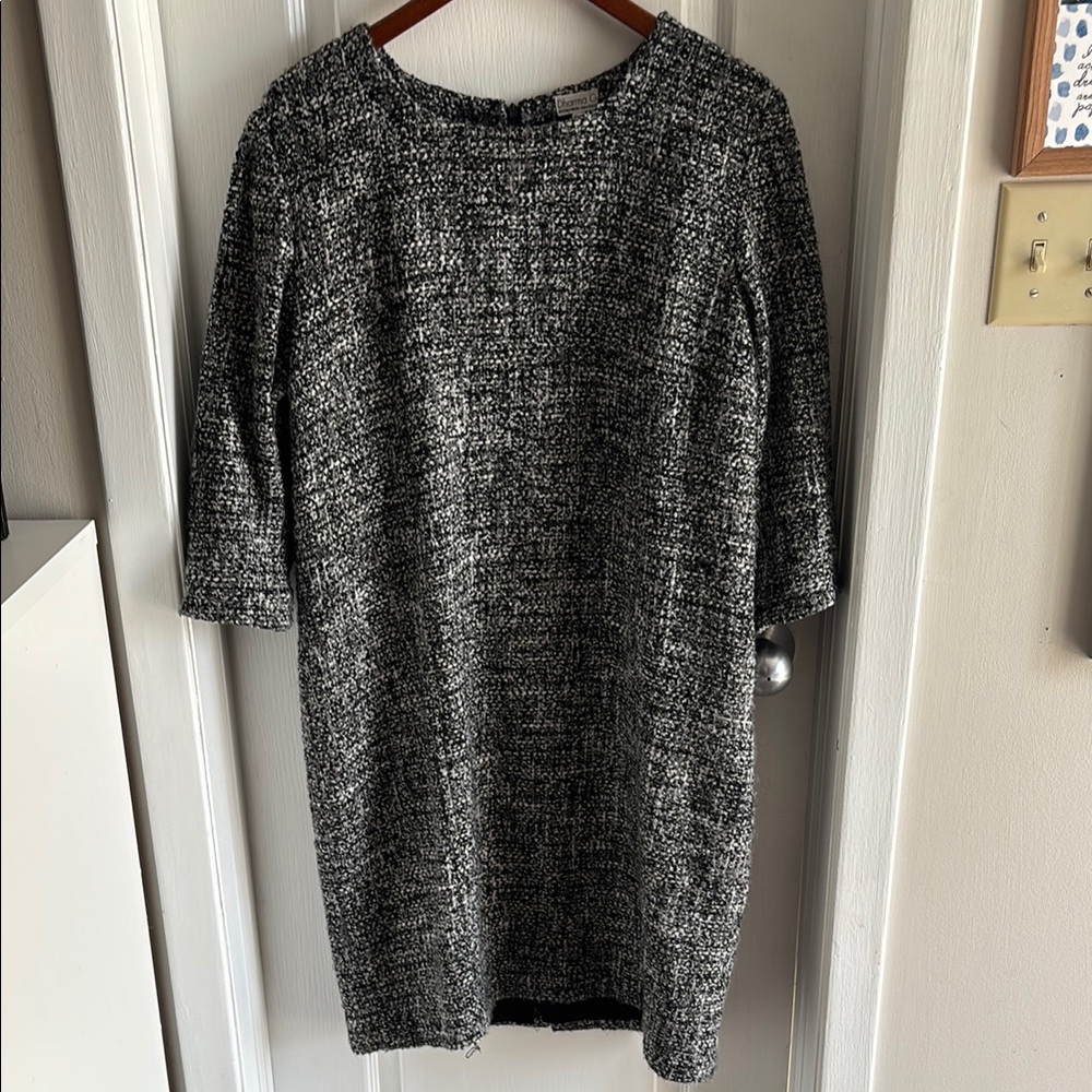 Vintage Gray Women's Dress - Picture 4 of 6